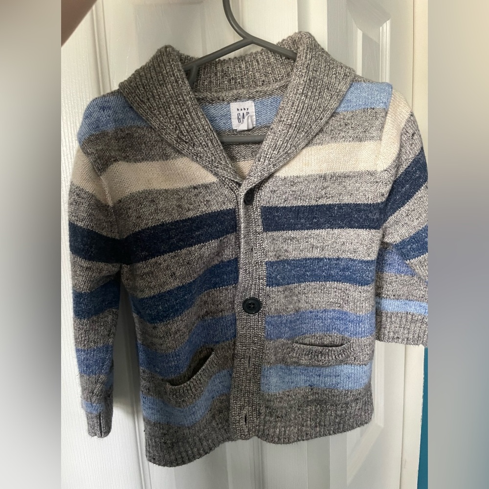Baby Gap baby boy cardigan, size 18-24 months